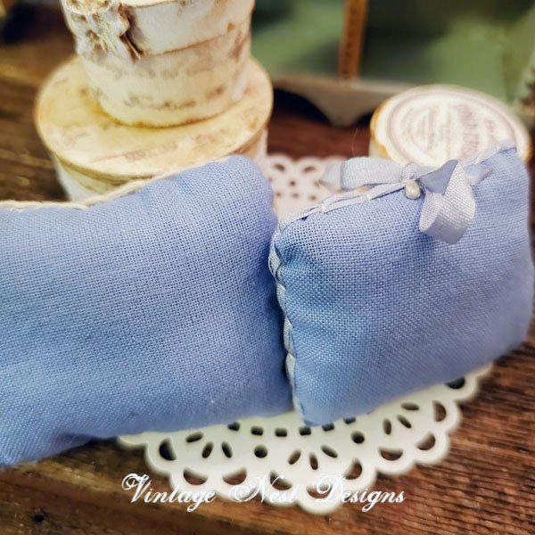 Pillow No.19 Dollhouse Miniature Handmade image 3