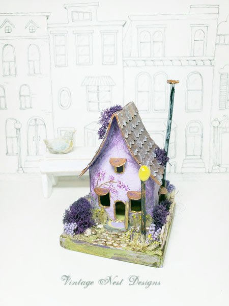 Putz House No.40 Handmade Miniature image 2