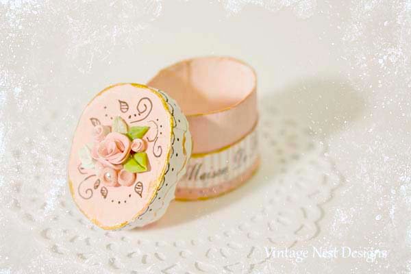 Box No.37 Dollhouse Miniature Handmade for Dolls image 0
