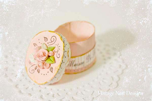 Box No.37 Dollhouse Miniature Handmade for Dolls image 0
