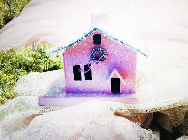 Putz House No.1 Handmade Miniature image 3