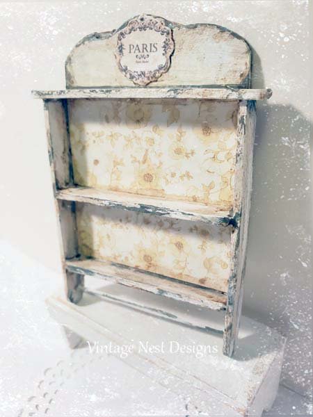 Shelf No.47 Dollhouse Miniature Handmade Diorama Room Shadow Box image 0