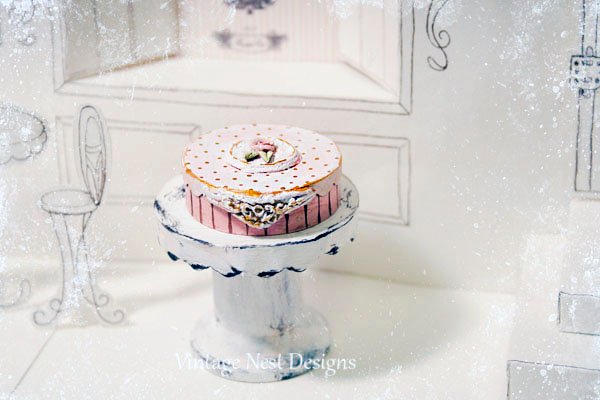 Box No.40 Dollhouse Miniature Handmade image 0
