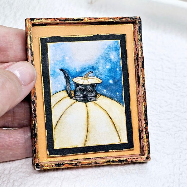 Dollhouse Miniature Pumpkin Kitty No.1:2 image 7