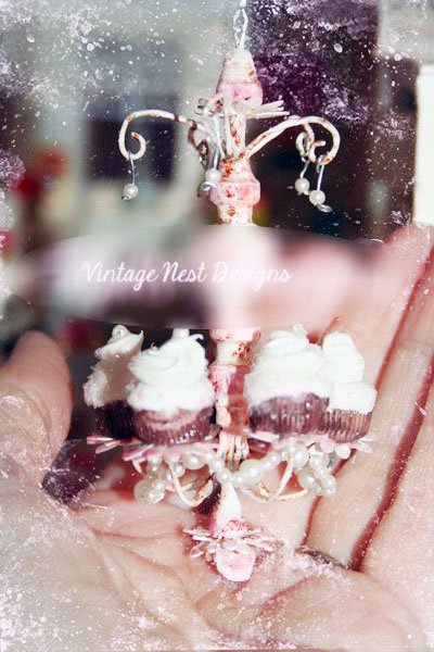 Chandelier No.1 Dollhouse Miniature Handmade image 4