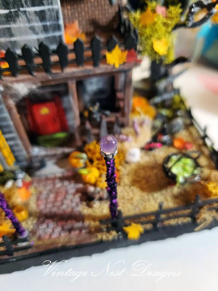 Haunted Halloween Mansion No.2 Dollhouse Miniature Handmade image 10
