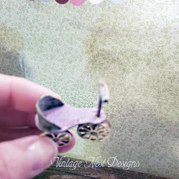 Scooter No.2 Wooden Toy Dollhouse Miniature Handmade image 2