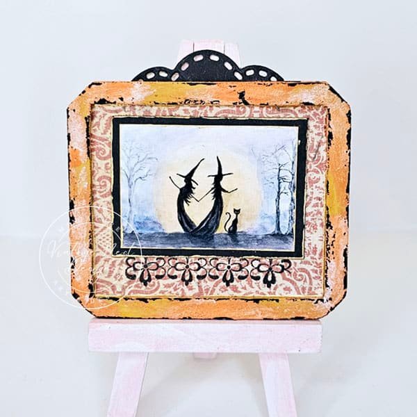 Dancing Witches No.1:4 Dollhouse Miniature Handmade image 0