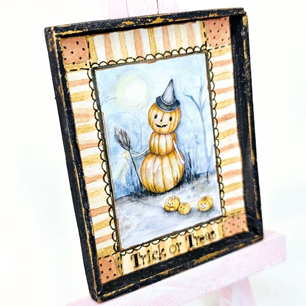 Halloween Pumpkins No.5:3 Dollhouse Miniature Handmade image 3