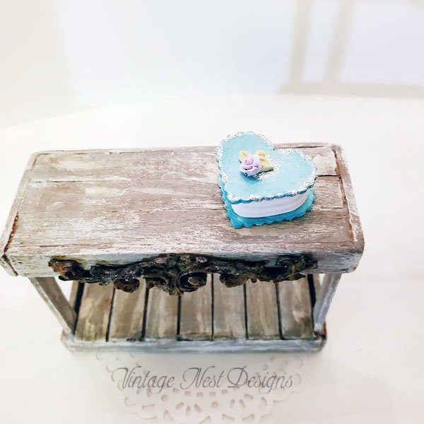 Valentine Sweetheart Box No.99 Dollhouse Miniature Handmade image 4