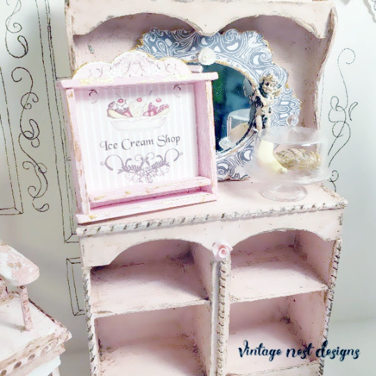 Shelf No.67 Ice Cream Shop Dollhouse Miniature Handmade image 1