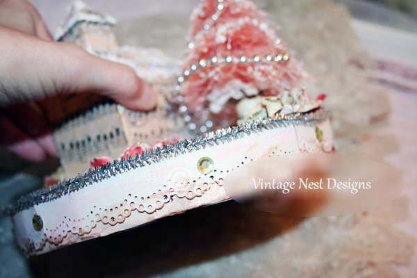 Christmas Mini Scene No.1 Handmade Miniature image 2