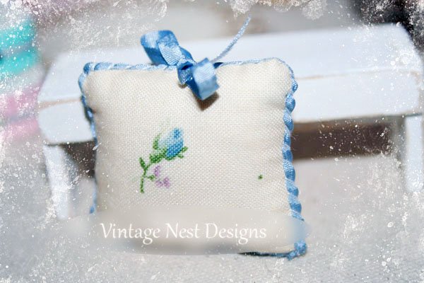 Pillow No.12 Dollhouse Miniature Handmade image 0