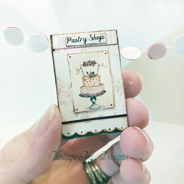 Cake No.5:2 Dollhouse Miniature Handmade image 3