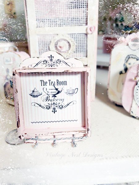 Cabinet Shelf No.59 Dollhouse Miniature Handmade image 1