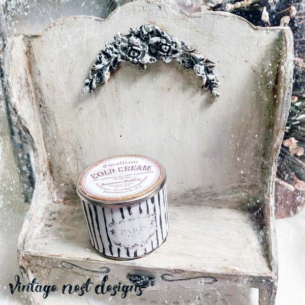 Hat Band Box No.72 Dollhouse Miniature Handmade image 2