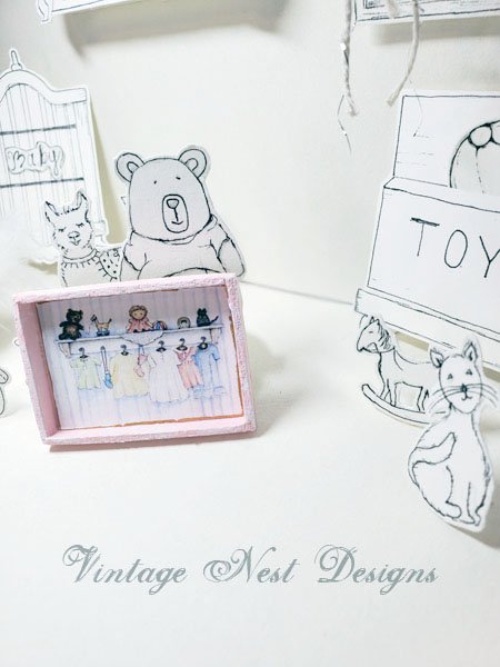 Baby Time No.1:1 Dollhouse Miniature Handmade image 2