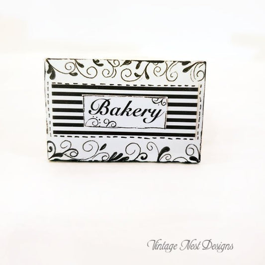 Bakery Sign No.4 Dollhouse Miniature Handmade image 0