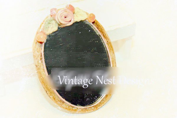 Mirror No.1 Dollhouse Miniature Handmade image 0