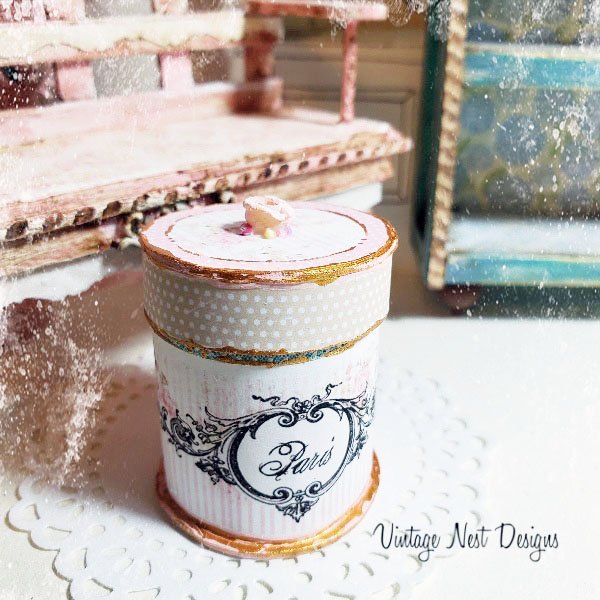 Box No.88 Dollhouse Miniature Handmade image 1