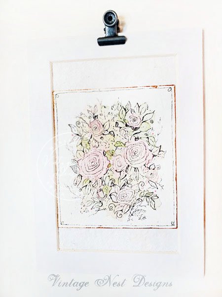 Flowers No.7 Original Watercolor Painting image 0