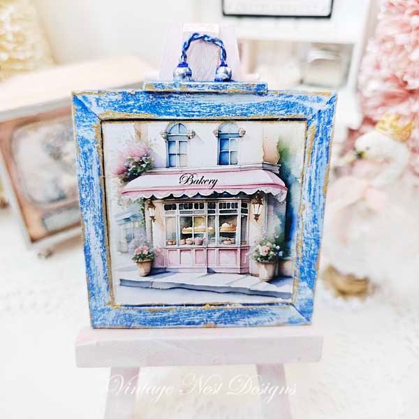 Pink Bakery Shop No.1:1 Dollhouse Miniature Handmade image 1