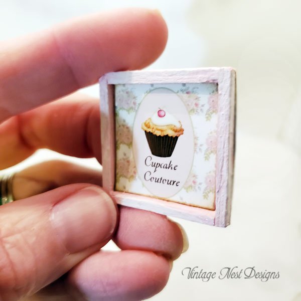 Cupcake No.12 Dollhouse Miniature Handmade image 2