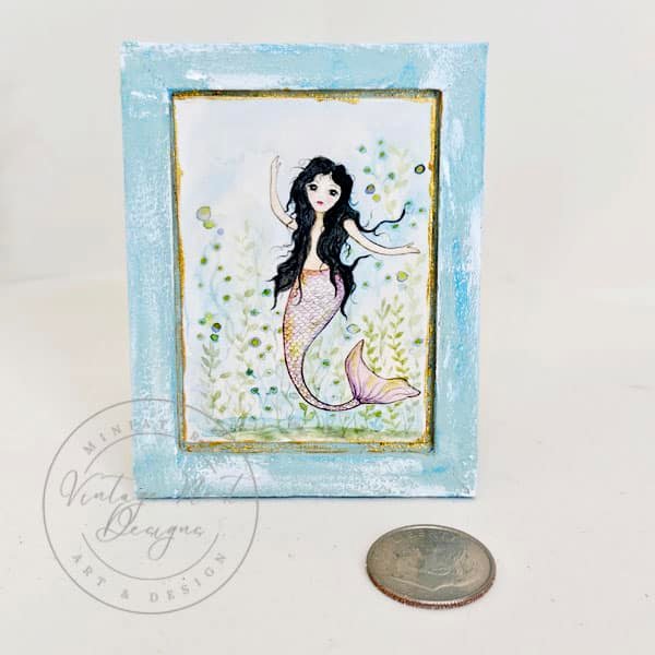 Under the Sea Mermaid No.1:2 Dollhouse Miniature Handmade image 5