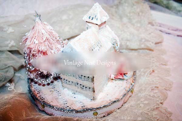 Christmas Mini Scene No.1 Handmade Miniature image 3