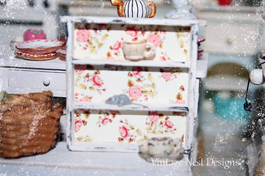 Shelf No.4 Dollhouse Miniature Handmade image 0