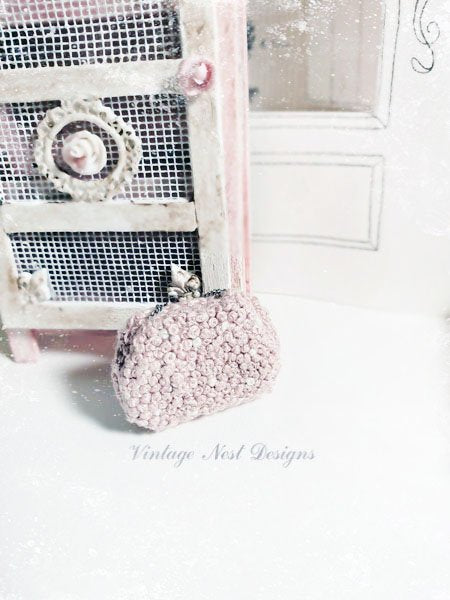 Purse No.20 Dollhouse Miniature Handmade image 1