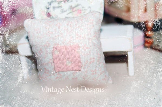 Pillow No.11 Dollhouse Miniature Handmade image 0