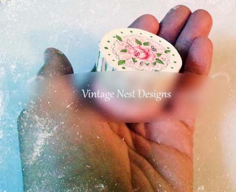 Hat Box No.21 Dollhouse Miniature Handmade image 1