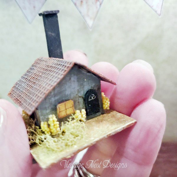 Putz House No.36 Handmade Miniature image 1
