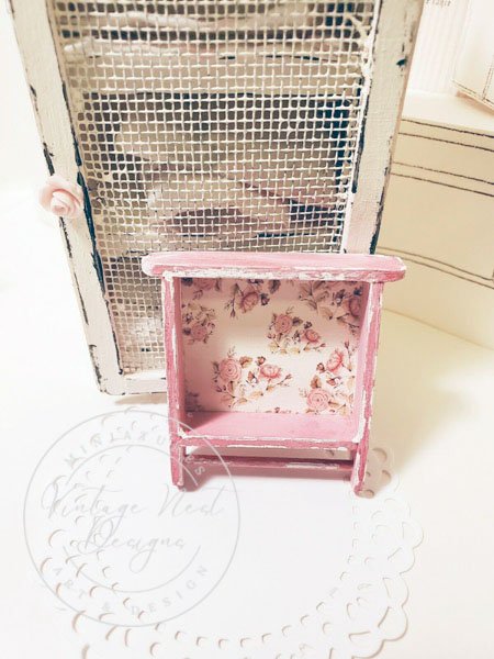 Shelf No.7 Dollhouse Miniature Handmade Diorama Room Shadow Box image 3