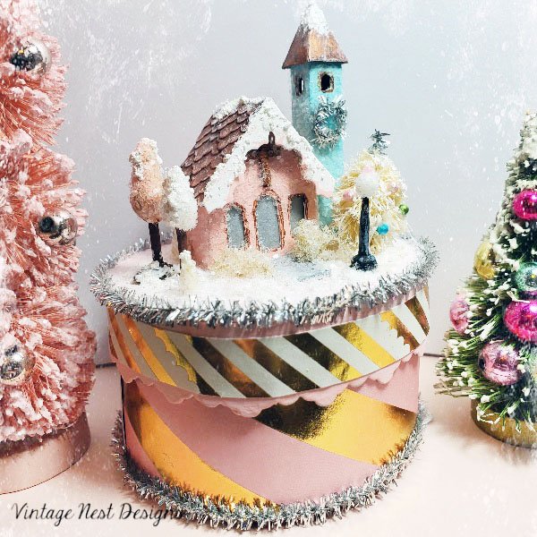 Christmas Church No.1 Handmade Miniature image 7