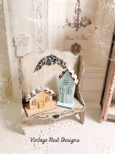 Two Houses No.3:2 Handmade Miniature image 2
