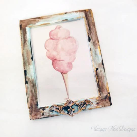 Cotton Candy No.1:2 Dollhouse Miniature Handmade image 1