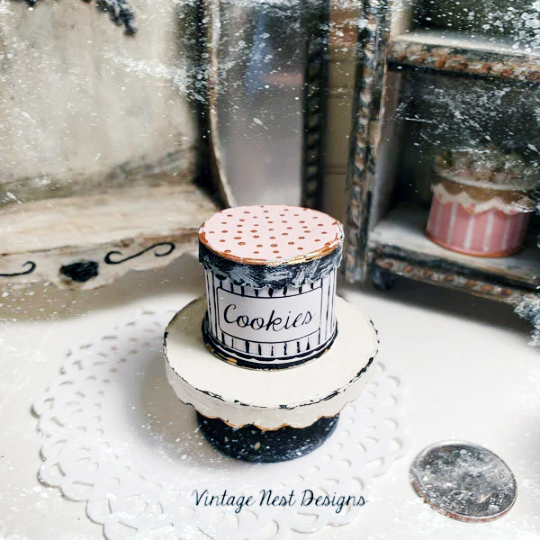 Bakery Box No.67 Dollhouse Miniature Handmade image 0