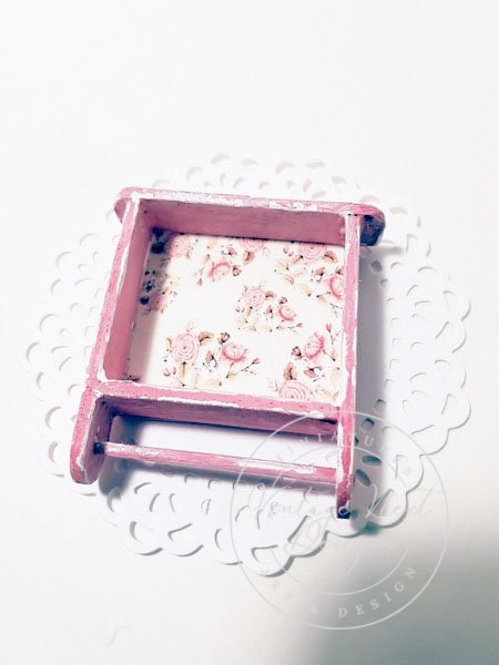 Shelf No.7 Dollhouse Miniature Handmade Diorama Room Shadow Box image 1