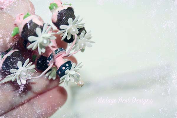 Chandelier No.3 Dollhouse Miniature Handmade image 2