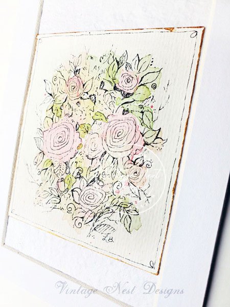 Flowers No.7 Original Watercolor Painting image 1
