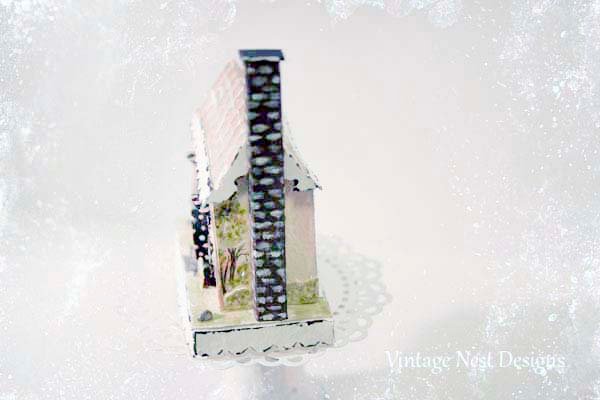 Putz Pink House No.7 Handmade Miniature image 7