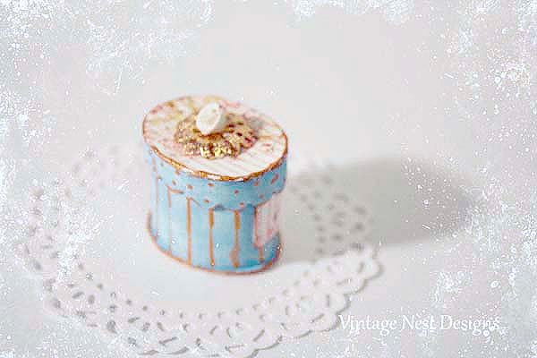 Box No.46 Dollhouse Miniature Handmade for Dolls image 3