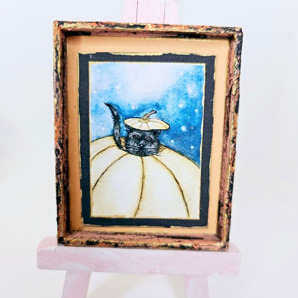 Dollhouse Miniature Pumpkin Kitty No.1:2 image 8