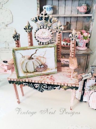 Pumpkin Patch No.4:1 Dollhouse Miniature Handmade image 6