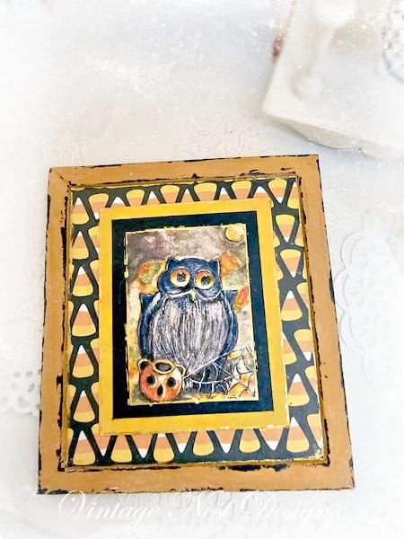 Halloween Owl No.4:5 Dollhouse Miniature image 4