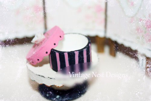 Box No.18 Dollhouse Miniature Handmade image 1