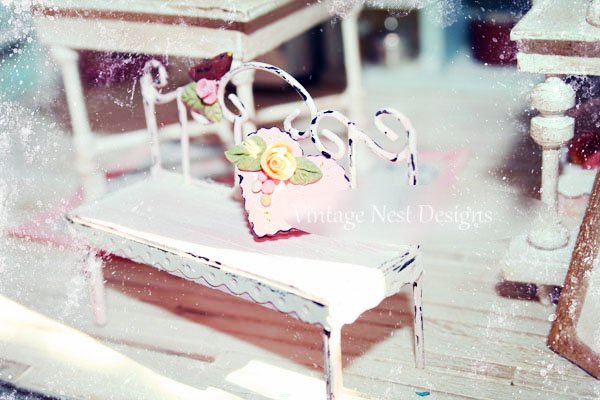 Bench No.6 Dollhouse Miniature Handmade image 2
