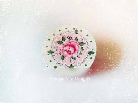 Hat Box No.21 Dollhouse Miniature Handmade image 0